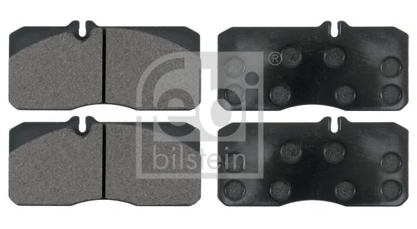 FEBI BILSTEIN Комплект тормозных колодок, дисковый тормоз 10672